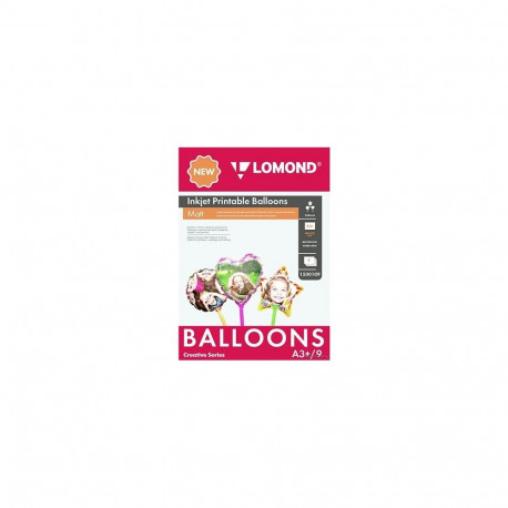 Lomond Inkjet Printable Baloons A3+, 9 sheets (Ball/Heart/Star) double sided