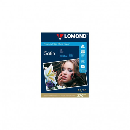 Lomond Premium Photo Paper Satin 270 g/m2 A3, 20 sheets, Warm