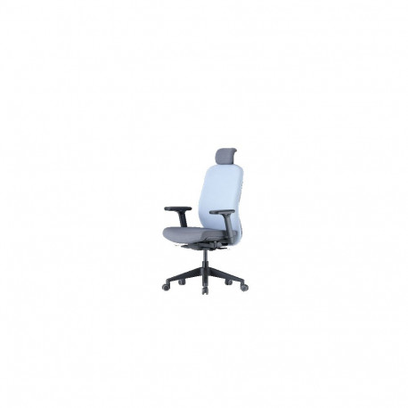 Up Up Athene ergonomic office chair Black, Grey + Blue fabric