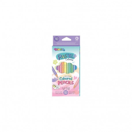 Colorino Pastel Coloured pencils 10 colours