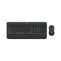 Logitech Advance Wireless Keyboard and Mouse Combo MK545, keyboard layout US, Black