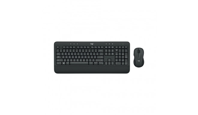 Logitech Advance Wireless Keyboard and Mouse Combo MK545, keyboard layout US, Black
