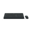 Logitech Advance Wireless Keyboard and Mouse Combo MK545, keyboard layout US, Black