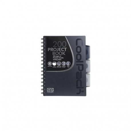 Spiral note book A5 Coolpack Grey