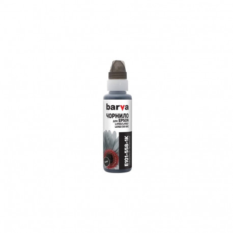 Barva Ink Refill Bottle Black, Compatible with Epson 101BK (C13T03V14A) (E101-558-1K)