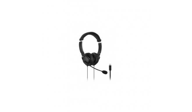 Kensington Classic Wired Headset USB-C, Black