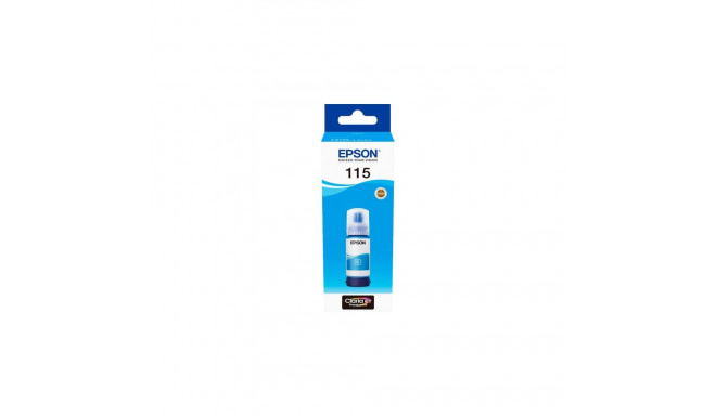 Epson 115 EcoTank (C13T07D24A) Ink Refill Bottle, Cyan