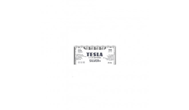Batteries Tesla AAA Silver+ Alkaline LR03 1150 mAh (24 pcs) (13032410)