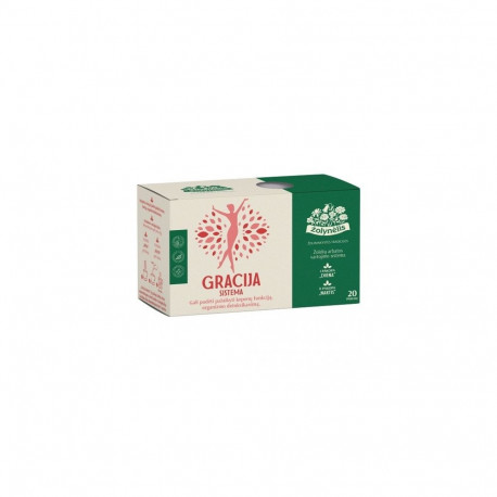 Žolynėlis herbal tea Gracija System (Burning and Cleaning), 40g (20x2g)