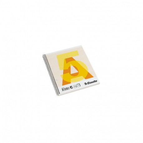 Exercise book with spiral  Esselte, A5/70, Squared, soft cover  0722-103