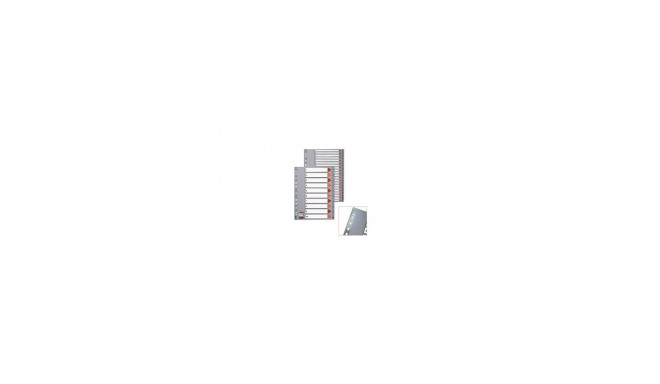 Divider Esselte PP, A4, numbers 1-12, plastic