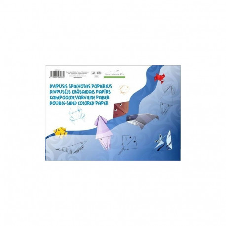 Paper SMLT color, A4, 80 g, double-sided, glued (16) 0708-303
