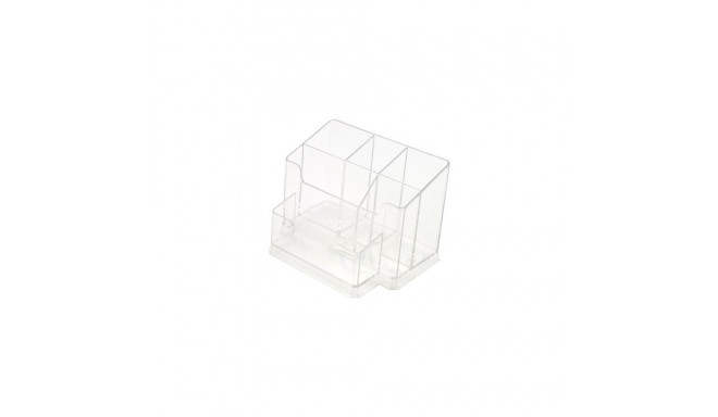 Pencil case Forpus, transparent, empty, section 6 1005-016