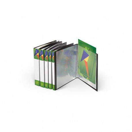 Folder with sleeves Forpus (60) A4, Black