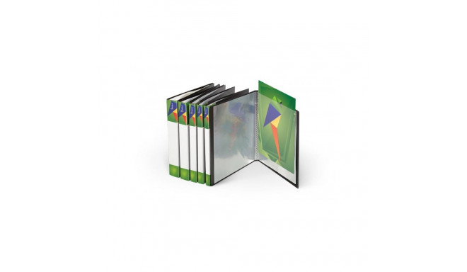 Folder with sleeves Forpus (10) A4, Black