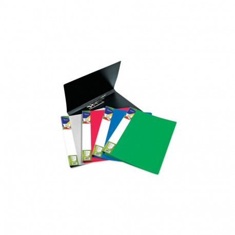 Folder with clip Forpus Premier, A4, plastic, black