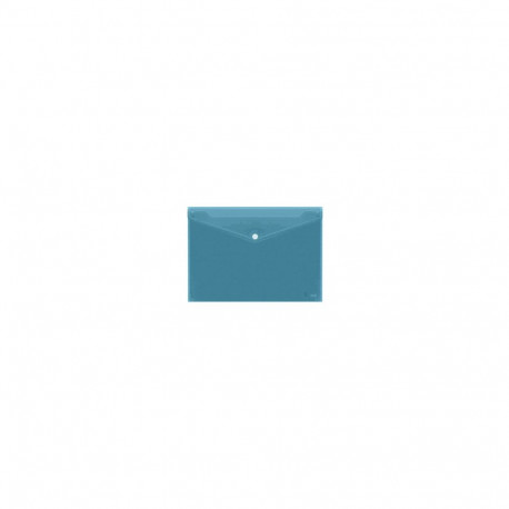 Envelope with print Forpus, A4, plastic, blue transparent