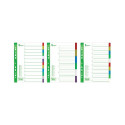 Divider Forpus, A4, 1-5 colors, plastic