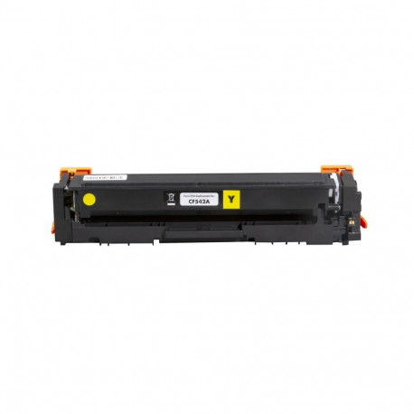 Static Control Toner Cartridge Yellow (New Chip), Compatible with HP 203A (CF542A)/Canon CRG 054
