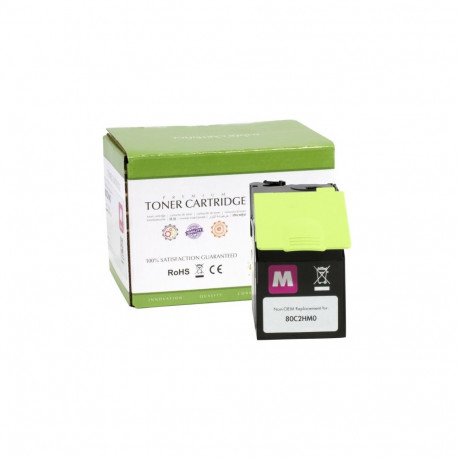 Static Control Toner Cartridge Magenta, Compatible with Lexmark 802HM (80C2HM0)