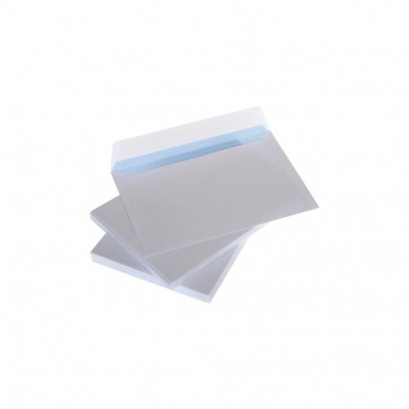 Envelopes C65 white with ribbon and internal press 114x229 mm  x 25pcs