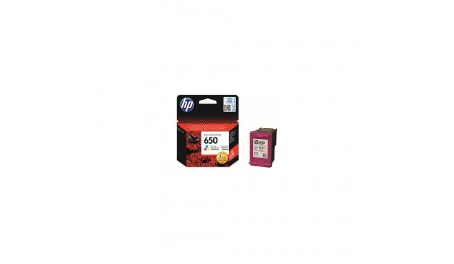 HP 650 Tri-color (CZ102AE) Ink Cartridge, CMY