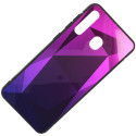 Mocco Stone Ombre Back Case Silicone Case With gradient Color For Apple iPhone 11 Pro Max Purple - B