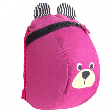 RoGer Children's Backpack Bear Pink