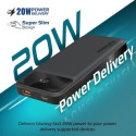 PROMATE Torq-10 Power Bank 10000mAh / QC3.0 / PD20W