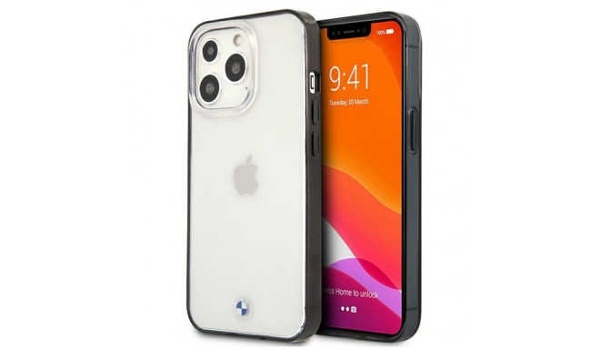 BMW BMHCP13XPCUMRBK Signature Collection Back Case For Apple iPhone 13 Pro Max Transparent