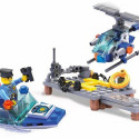 Blocki MyPolice Police patrol on water and the air / KB0654 / Constructor with 112 parts / Age 6+