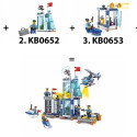 Blocki MyPolice Police patrol on water and the air / KB0654 / Constructor with 112 parts / Age 6+