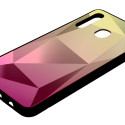 Mocco Stone Ombre Back Case Silicone Case With gradient Color For Apple iPhone 11 Pro Yellow - Pink