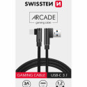 Swissten L Type Textile Universal Quick Charge 3.1 USB to USB-C Data and Charging Cable 1.2m