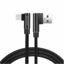 Swissten L Type Textile Universal Quick Charge 3.1 USB to USB-C Data and Charging Cable 1.2m