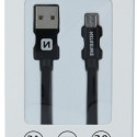 Swissten Textile Quick Charge Universal Micro USB Data and Charging Cable 2m