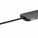 Swissten USB-C Hub 6in1 with 3X USB 3.0 / 1X USB-C Power Delivery / 1X microSD / 1X SD / Aluminum bo