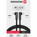 Swissten L Type Textile Universal Quick Charge 3.1 USB-C to USB-C Data and Charging Cable 1.2m