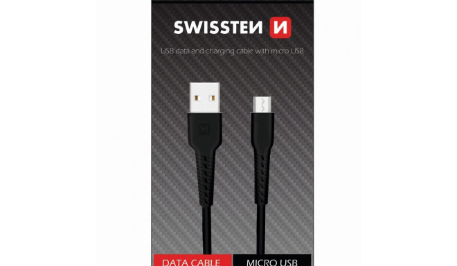 Swissten Basic Fast Charge 3A Micro USB Data and Charging Cable 1m