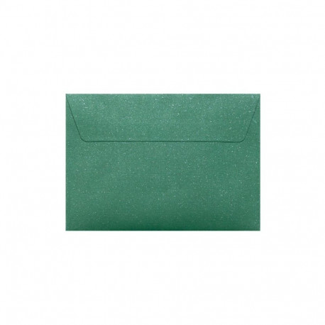 Ümbrik hõbedase täpiga Mika Green C6 - 10tk, liimiribaga