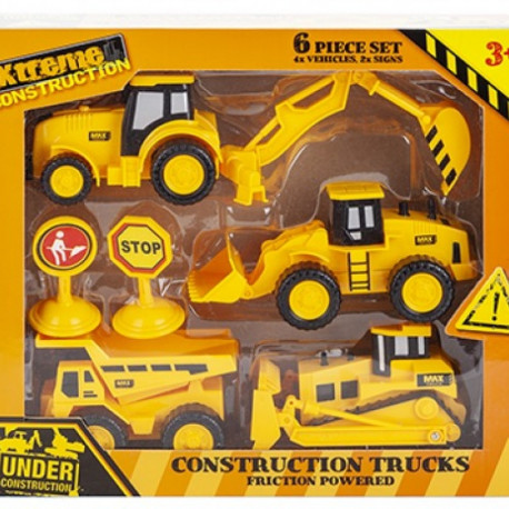 Ehitusautode komplekt 6 osa