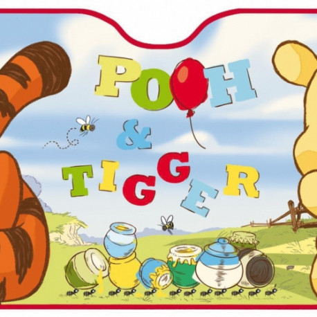 Autokardin Puhh ja Tiiger 130 x 60 cm