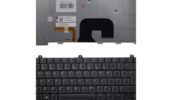 Keyboard DELL Alienware: M14X UI, US