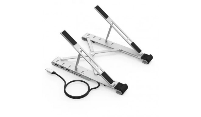 Notebook Stand CHOETECH with USB Type-C 7-Port Hub