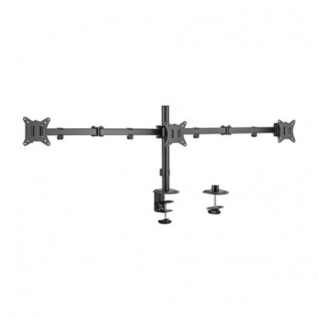 Triple-Monitor 17"-27" Desk Mount