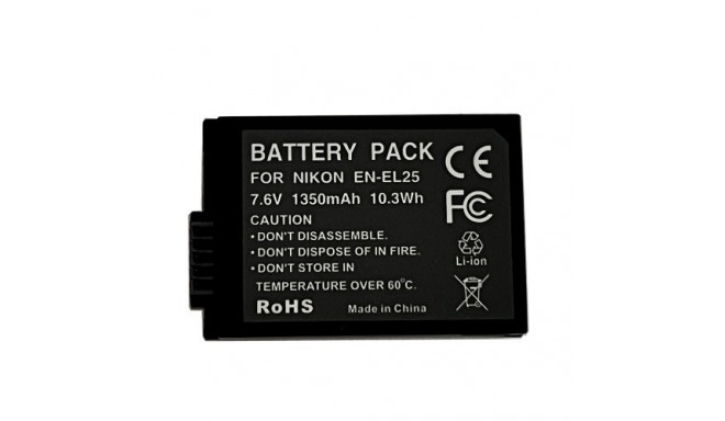 Extra Digital aku Nikon EN-EL25 1350mAh