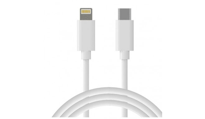 Cable USB Type C - Lightning, PD, 18W, 1m