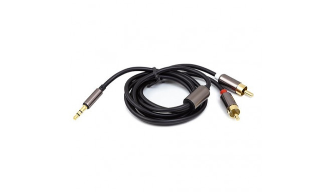 Audio Cable 3.5mm - 2x RCA, 1 m