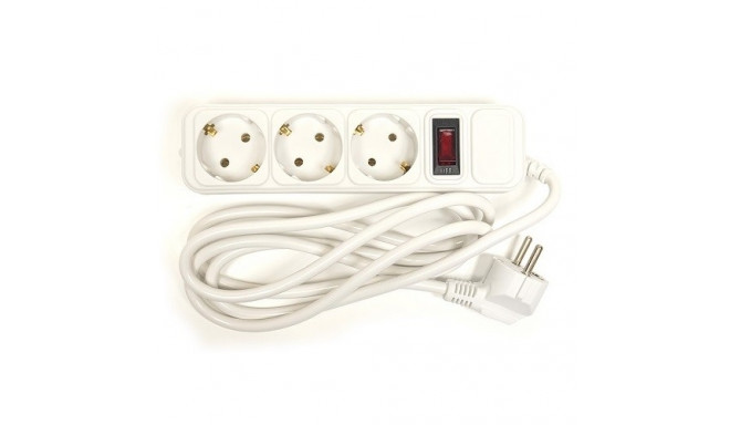 Extension cord 1.8m, 3 sockets, with switch