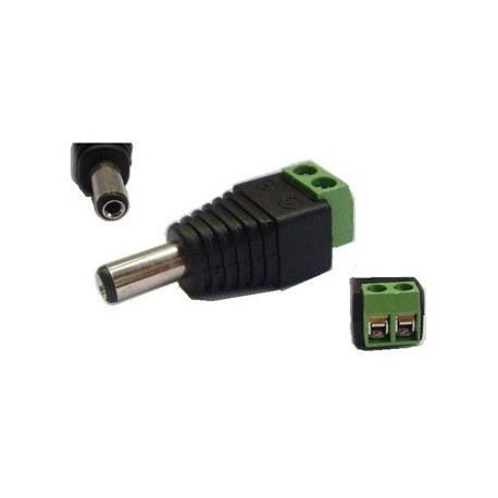 Power male connector 5.5x2.1, 10pcs